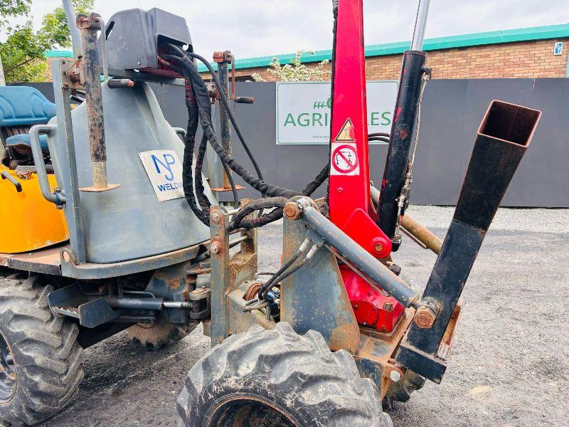 NEUSON 850 ARTICULATED CRANE**C/W FASSI MICRO CRANE YEAR 2019*VIDEO*