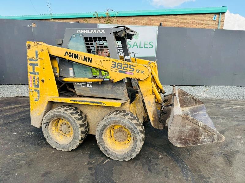 GHEL 3825 SX WHEELED SKIDSTEER*C/W BUCKET*VIDEO*