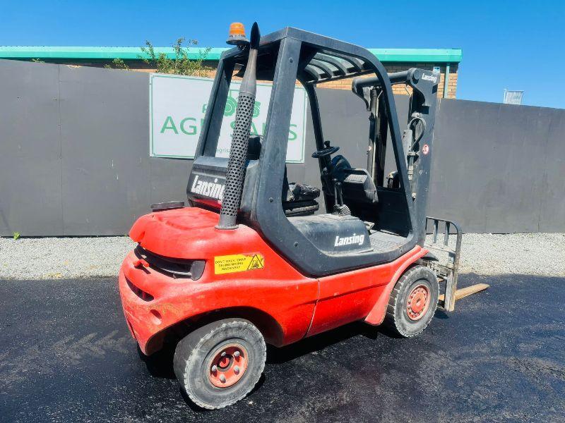 LINDE H25D-03 CONTAINER SPEC FORKLIFT*ONLY 3798 HOURS*VIDEO*