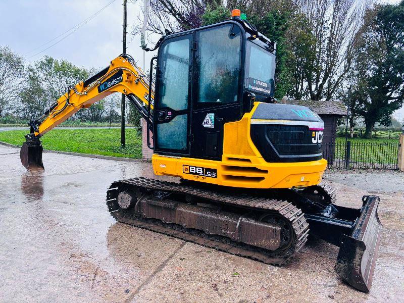 JCB 86C-2 EXCAVATOR *ZERO SWING, YEAR 2021, 2294 HOURS* C/W QUICK HITCH *VIDEO*