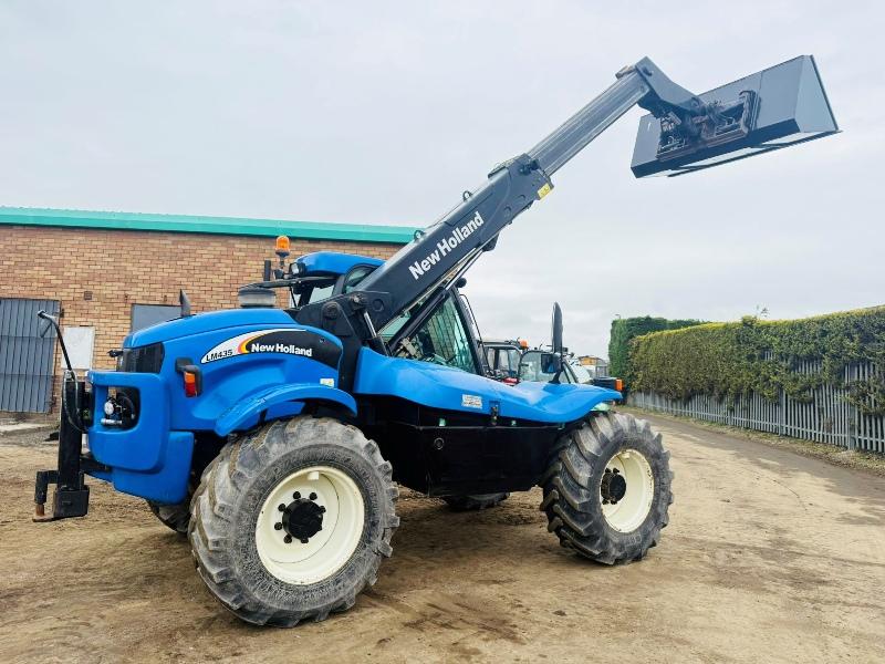 NEW HOLLAND LM425A TURBO TELEHANDLER*C/W BUCKET*VIDEO*