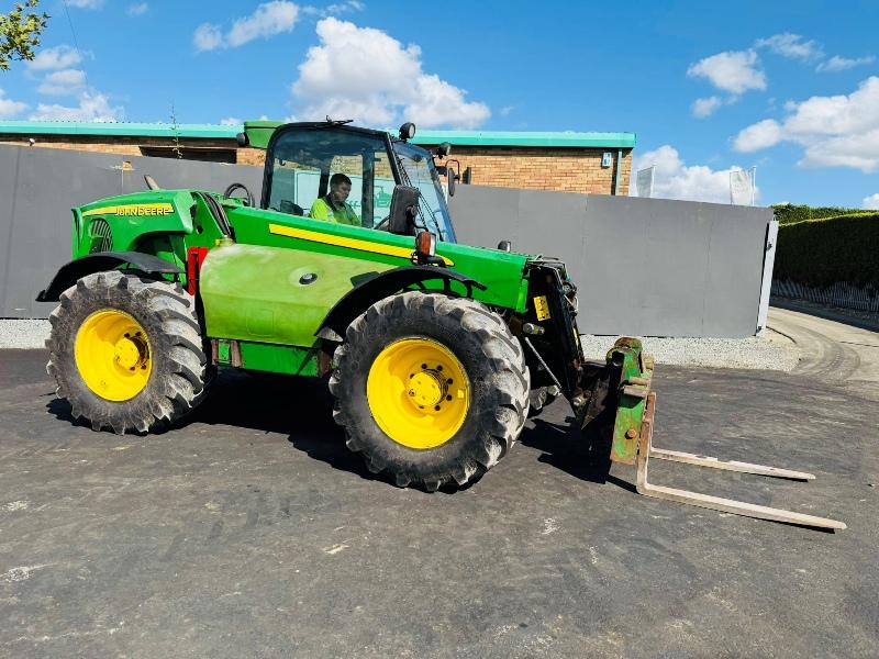 JOHN DEERE 3215 TURBO TELEHANDLER*AG SPEC*C/W PALLET TINES*