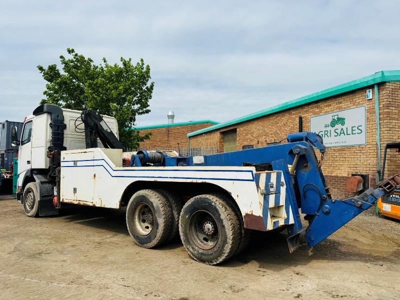 VOLVO FM12 RECOVERY SPEC LIFT*C/W HIAB 071A CRANE*VIDEO*