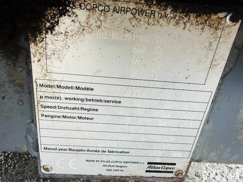 ATLAS COPCO XAS37 TOWABLE AIRCOMPRESSOR*1804 HOURS*VIDEO*