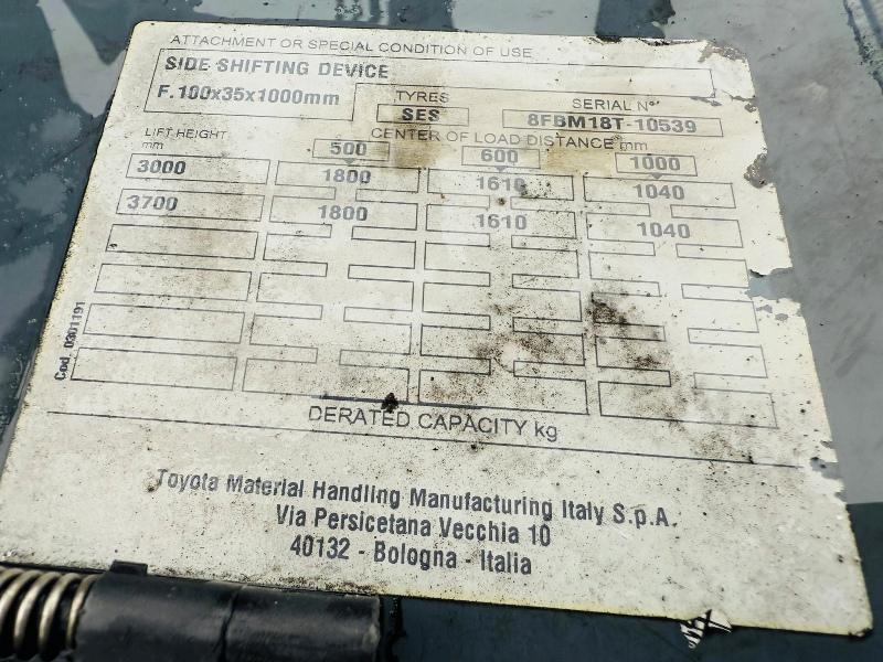 TOYOTA TRAIGO 48 18 ELECTRIC FORKLIFT*WONT CHARGE*VIDEO*