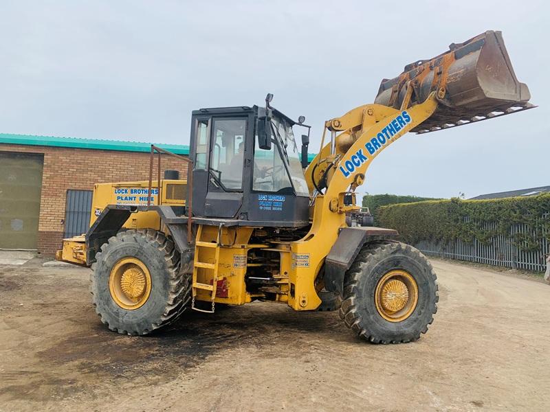 SAMSUNG SL150 WHEELED LOADING SHOVEL*C/W BUCKET*VIDEO*
