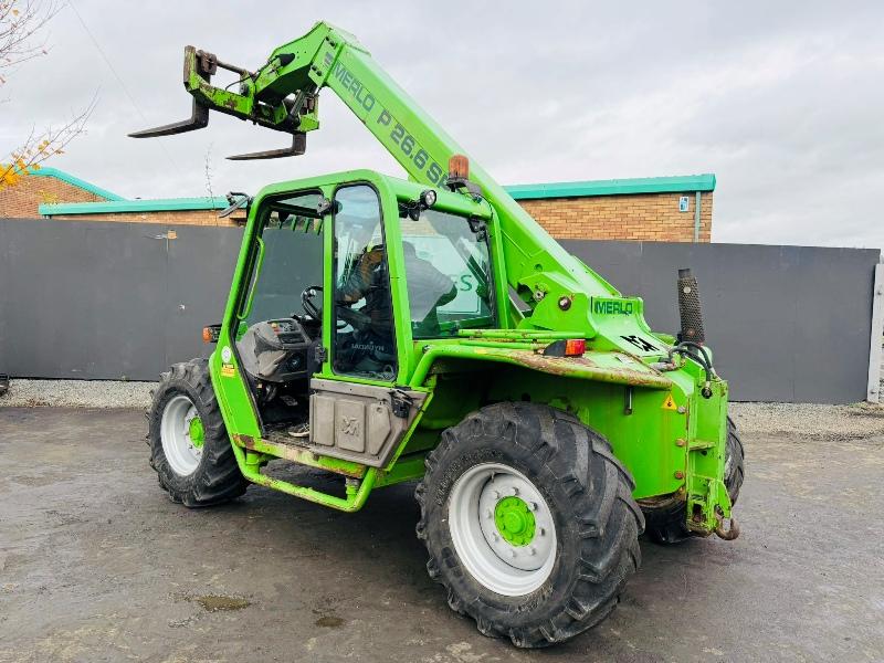 MERLO P26.6SPT TELEHANDLER*C/W PALLET TINES*VIDEO*