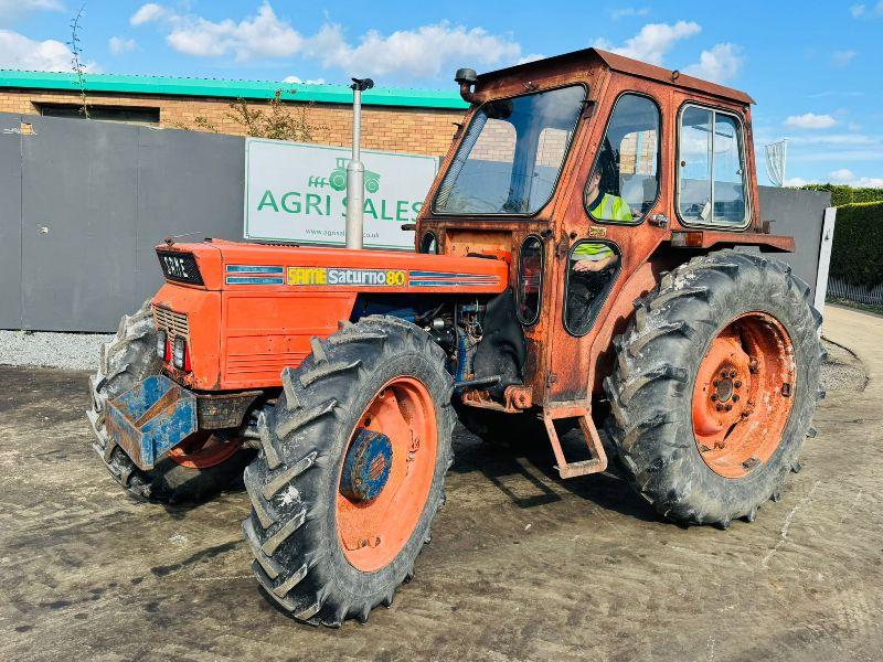 SAME SATURNO 80 4WD TRACTOR*C/W REAR LINKAGE*VIDEO*