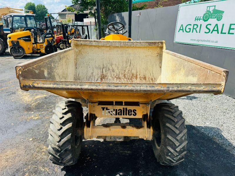 THWAITES 3 TONNE STRAIGHT TIP DUMPER*NON RUNNER*VIDEO*
