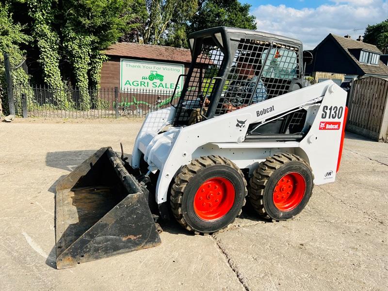 BOBCAT S130 4WD SKIDSTEER *3348 HOURS* C/W BUCKET *VIDEO*