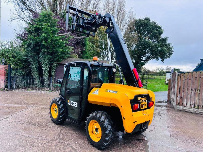 JCB 516-40 4WD TELEHANDLER *YEAR 2018, 68 PLATE, 1034 HOURS* C/W PALLET TINES *VIDEO*