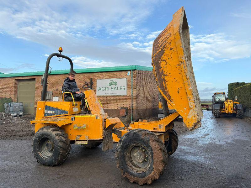 THWAITES MACH666 6 TONNE SWIVLE TIP DUMPER*3628 HOURS*VIDEO*