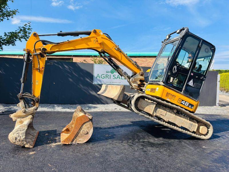 JCB 48Z-1 T3 TRACKED EXCAVATOR*YEAR 2020*C/W 3 BUCKETS*VIDEO*