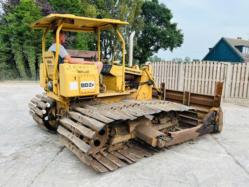 MITSUBISHI BD2P DOZER C/W STRAIGHT BLADE & TILT *VIDEO*