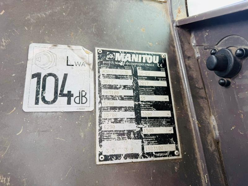 MANITOU M30-4 FORKLIFT*C/W PUH*YEAR 2017*5342 HOURS*VIDEO*