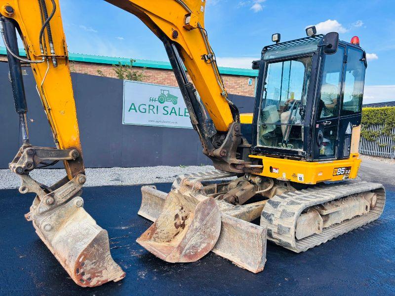 JCB 85Z-2 TRACKED EXCAVATOR*YEAR 2020*C/W 2 BUCKETS*VIDEO*