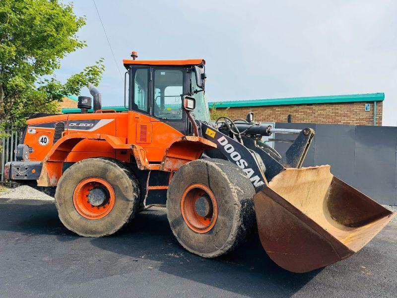 DOOSAN DL200-5 LOADING SHOVEL*C/W BUCKET*YEAR 2019*VIDEO*