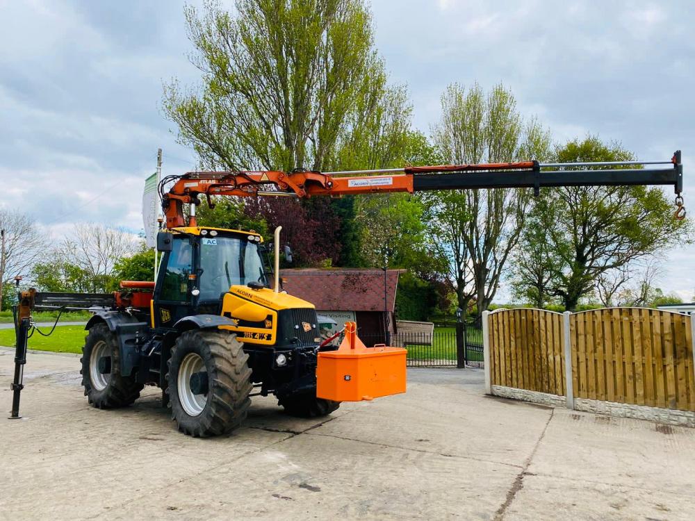 JCB 2135 4WS FASTRAC C/W REMOTE CONTROL ATLAS TEREX 105.6 CRANE YEAR 2006