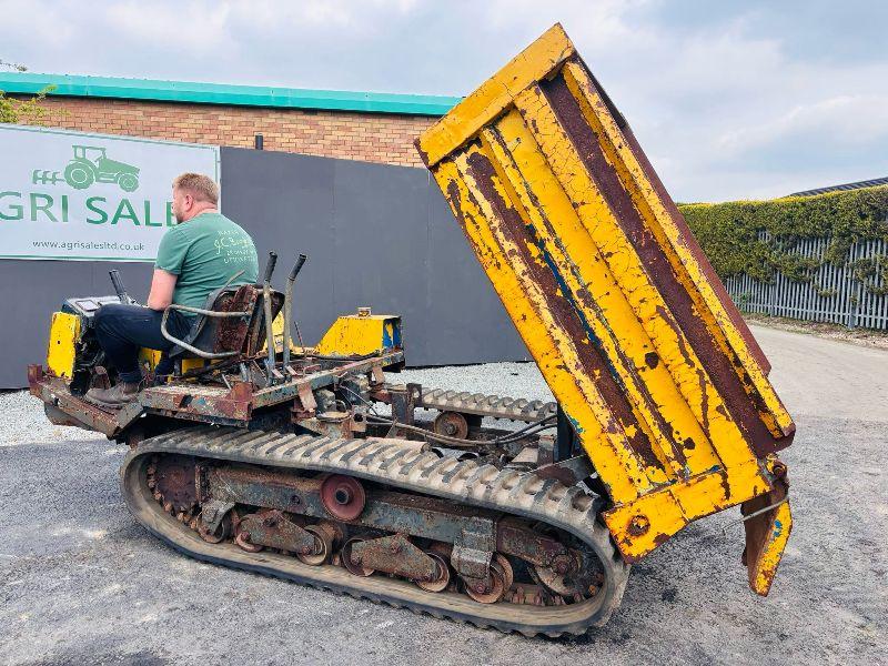 YANMAR 3 TONNE TRACKED DUMPER *C/W HYDRAULIC TIP*VIDEO*