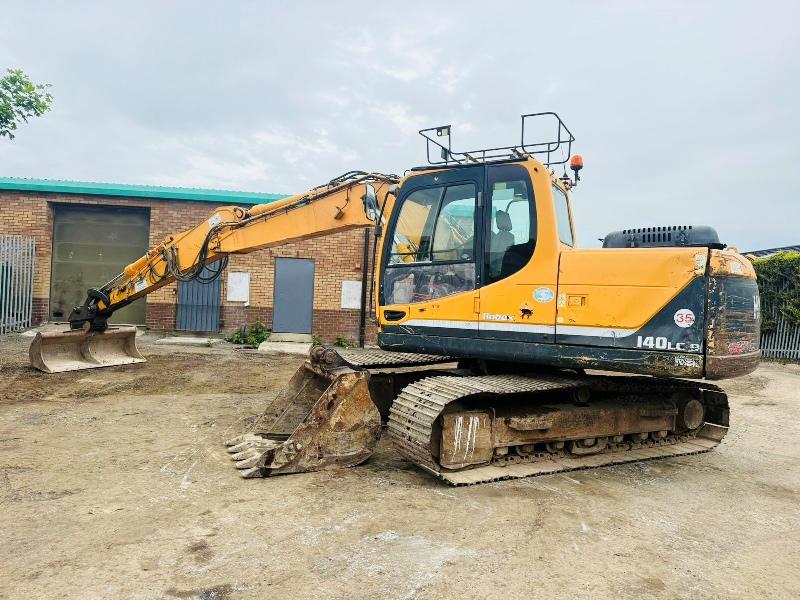 HYUNDAI ROBEX 140LCM-9 EXCAVATOR*C/W 2 BUCKETS*YEAR 2014*VIDEO*