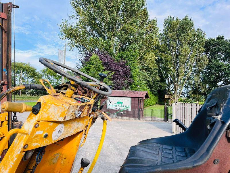 THWAITES ALL DRIVE 4WD DUMPER C/W HYDRAULIC POST DRIVER & PERKINS ENGINE *VIDEO*