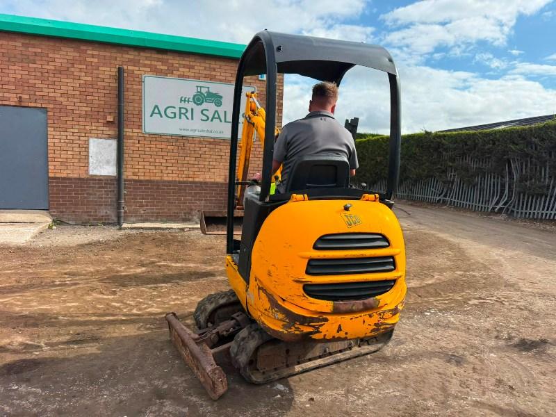 JCB 8014 EXCAVATOR*C/W OFFSET BOOM *SHOWING 1971 HOURS*VIDEO*