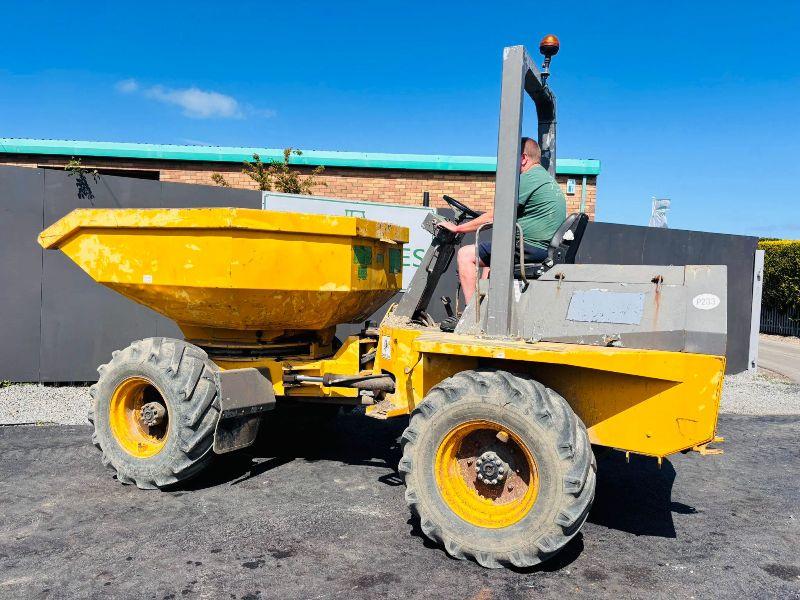 BENFORD 6 TONNE SWIVLE TIP DUMPER*C/W PERKINS ENGINE*VIDEO*