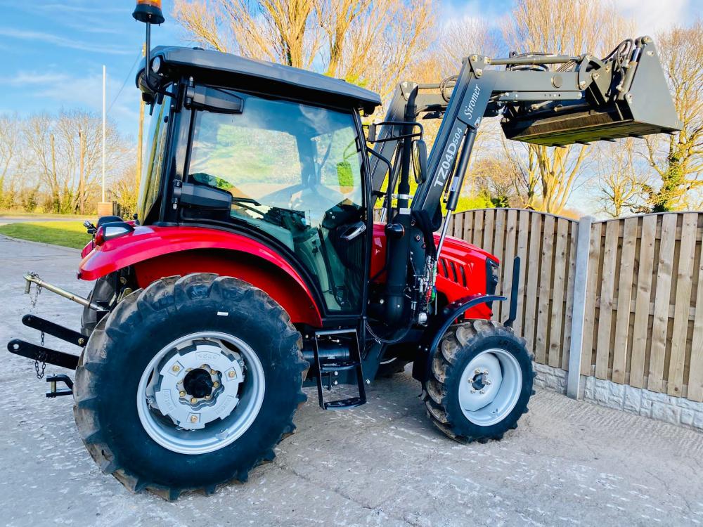 BRAND NEW SIROMER 504 4WD TRACTOR * YEAR 2023 * WITH SYNCHRO CAB AND LOADER 