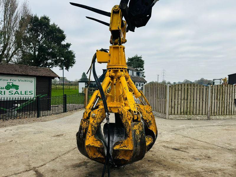 STRUTT 5 TINE ROTATING SCRAP GRAB *YEAR 2022* TO SUIT 30 TONNE EXCAVATOR *VIDEO*