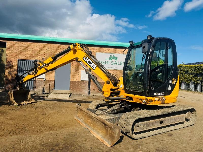 JCB 8085 ZTS EXCAVATOR*C/W BUCKET*YEAR 2012*VIDEO*