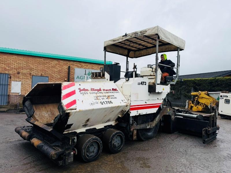 ABG TITAN 473-2 TARMAC PAVER*C/W DEUTZ ENGINE*VIDEO*
