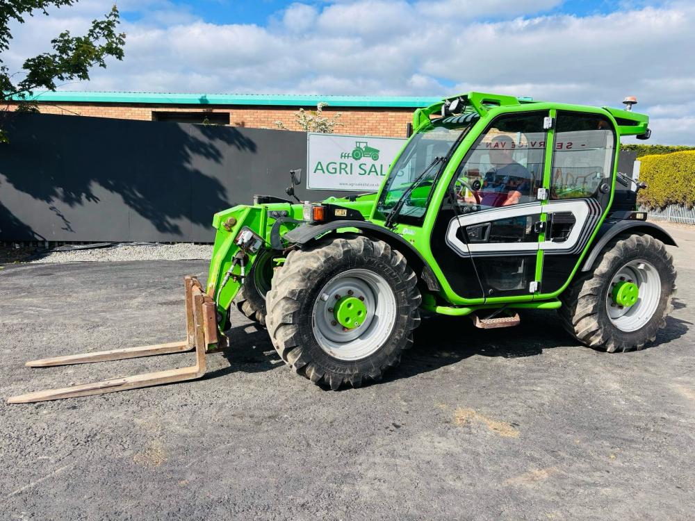 MERLO TF33.7 115 TURBO TELEHANDLER*AG SPEC *C/W PALLET TINES*YEAR 2017*VIDEO*