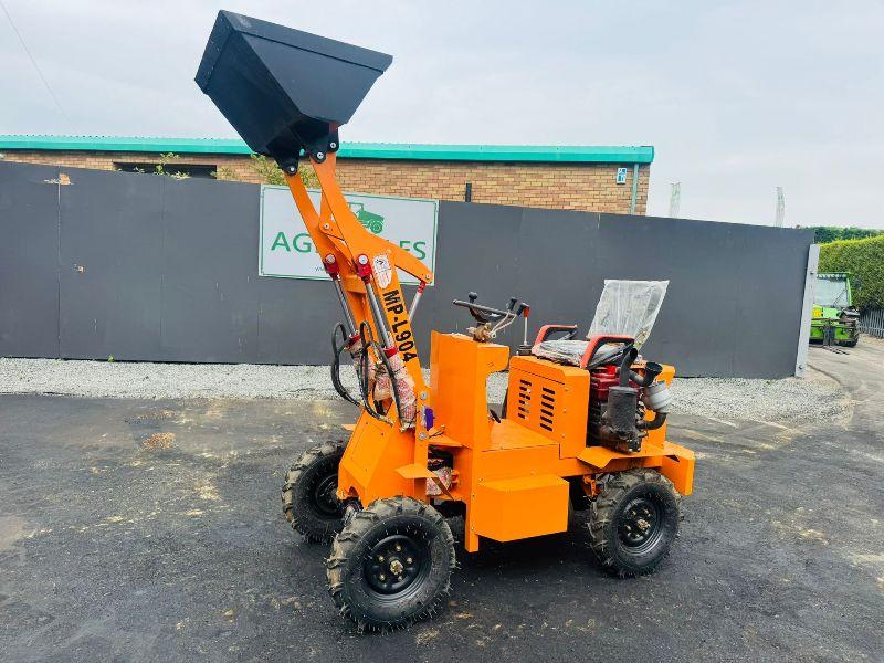 *NEW*UNUSED*MACHPRO MP-L904 WHEELED LOADER*C/W BUCKET*VIDEO*