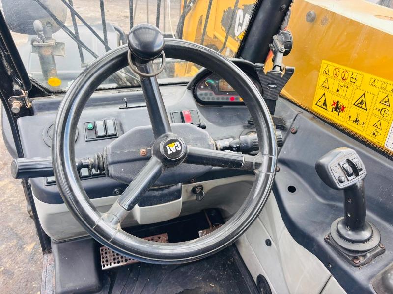 CATERPILLAR TH337 4WD TELEHANDLER*C/W PALLET TINES*YEAR 2012*VIDEO*