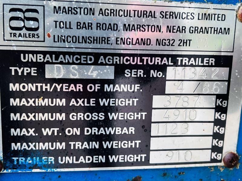 DS4 STEEL TIPPING TRAILER C/W DROP SIDE BODY *VIDEO*