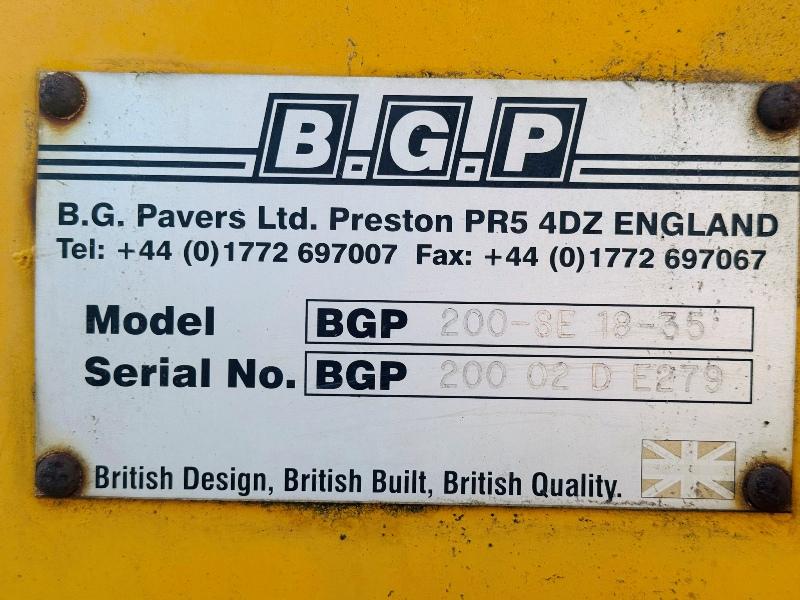 B.G.P 200-SE TARMAC PAVER*VIDEO*