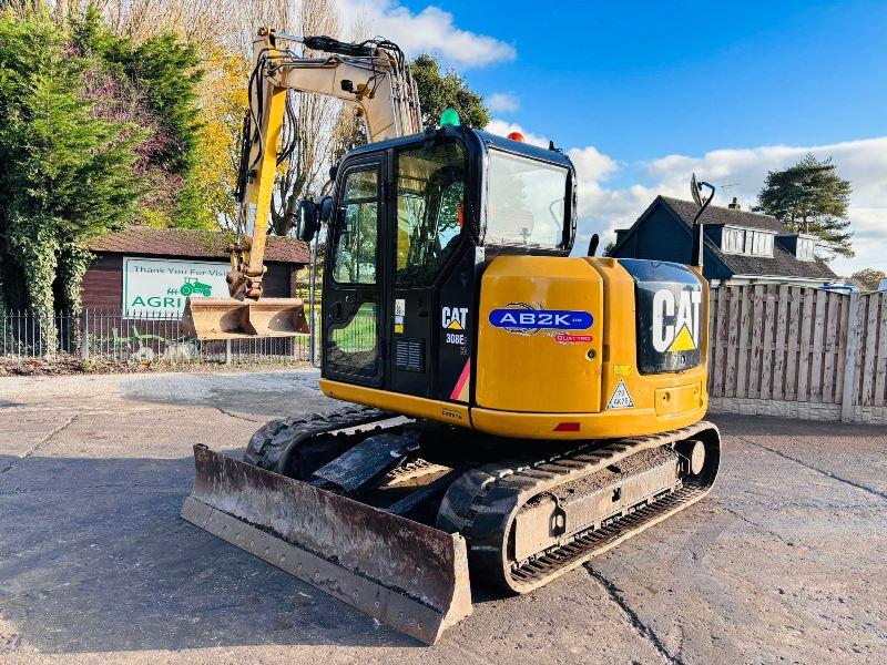 CATERPILLAR 308E2CR EXCAVATOR *YEAR 2014* C/W QUICK HITCH *VIDEO*