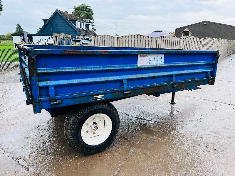 DS4 STEEL TIPPING TRAILER C/W DROP SIDE BODY *VIDEO*