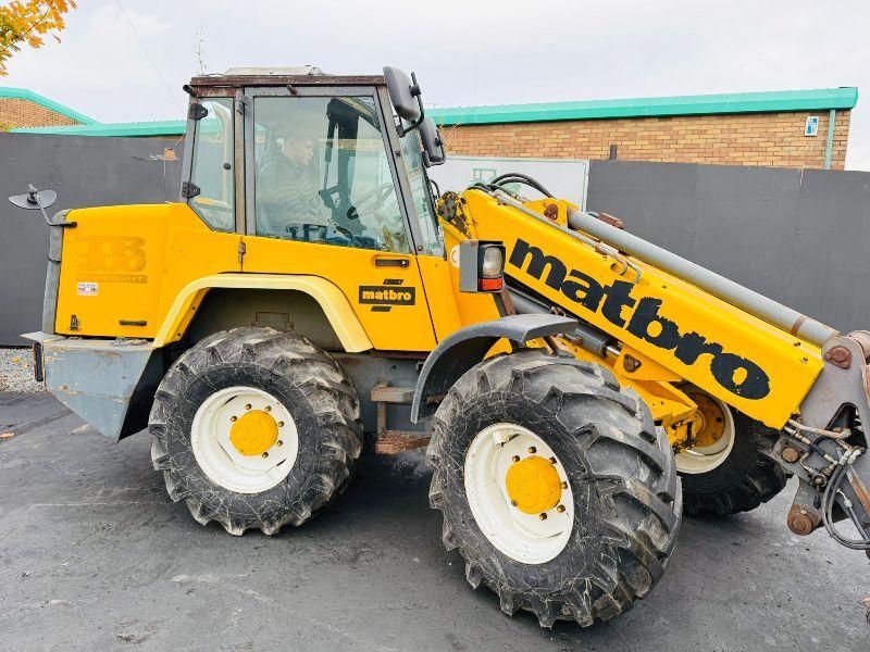 MATBRO TR200 4WD TELEHANDLER *C/W PIN AND CONE HEAD STOCK & BUCKET*VIDEO*