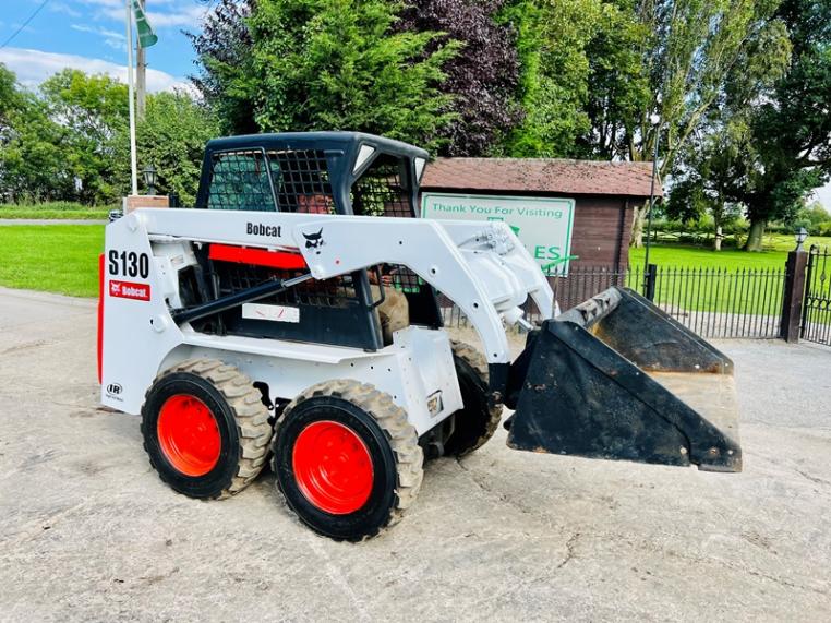 BOBCAT S130 4WD SKIDSTEER *3348 HOURS* C/W BUCKET *VIDEO*