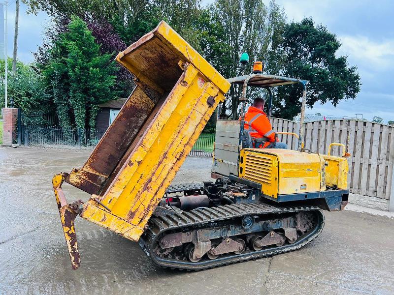 YANMAR C30R TRACKED DUMPER *YEAR 2009* C/W ROLE FRAME AND CANOPY *VIDEO*
