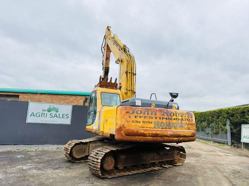 KOMATSU PC210 TRACKED EXCAVATOR*C/W BUCKET*VIDEO*