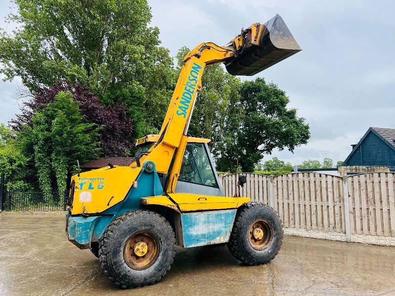 SANDERSON TL6MT 4WD TELEHANDLER C/W STRICKLAND BUCKET *VIDEO*