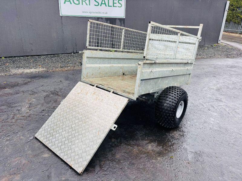 ROB ASTLEY SINGLE AXLE LOW TIP TRAILER*VIDEO*