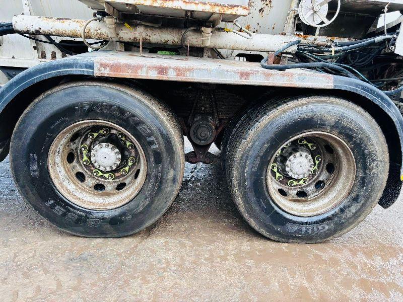 VOLVO FM VOLUMETERIC CEMENT MIXER 8X4 LORRY C/W MANUAL GEAR BOX *VIDEO*