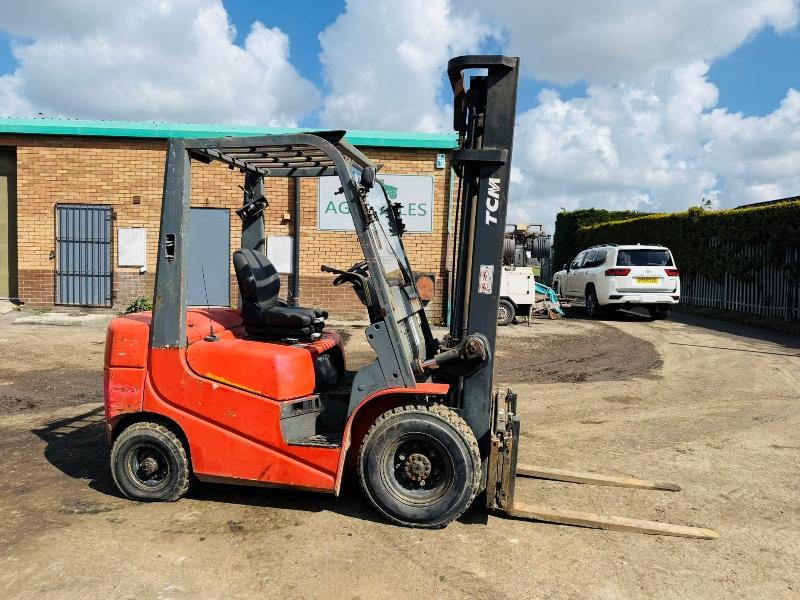TCM FD25T6 FORKLIFT*C/W ISUZU ENGINE*VIDEO*