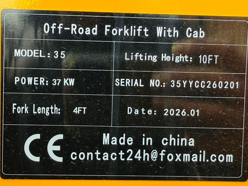 MMS MS35 ROUGH TERRAIN FORKLIFT*YEAR 2026*C/W PALLET TINES*VIDEO*