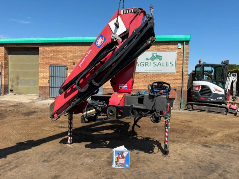 HMF 1010 K2 HIAB CRANE*C/W REMOTE CONTROL*YEAR 2017*VIDEO*