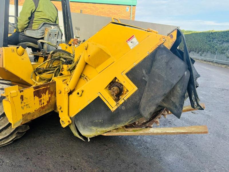 CASE RT660 4WD TRENCHER*C/W TOP CUTTER*1317 HOURS*VIDEO*