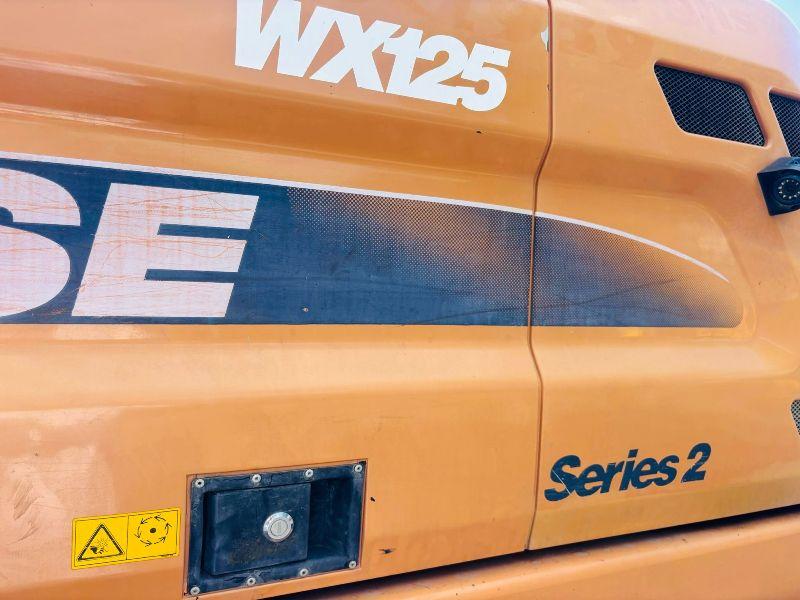 CASE WX125 WHEELED EXCAVATOR *C/W QUICK HITCH*VIDEO*